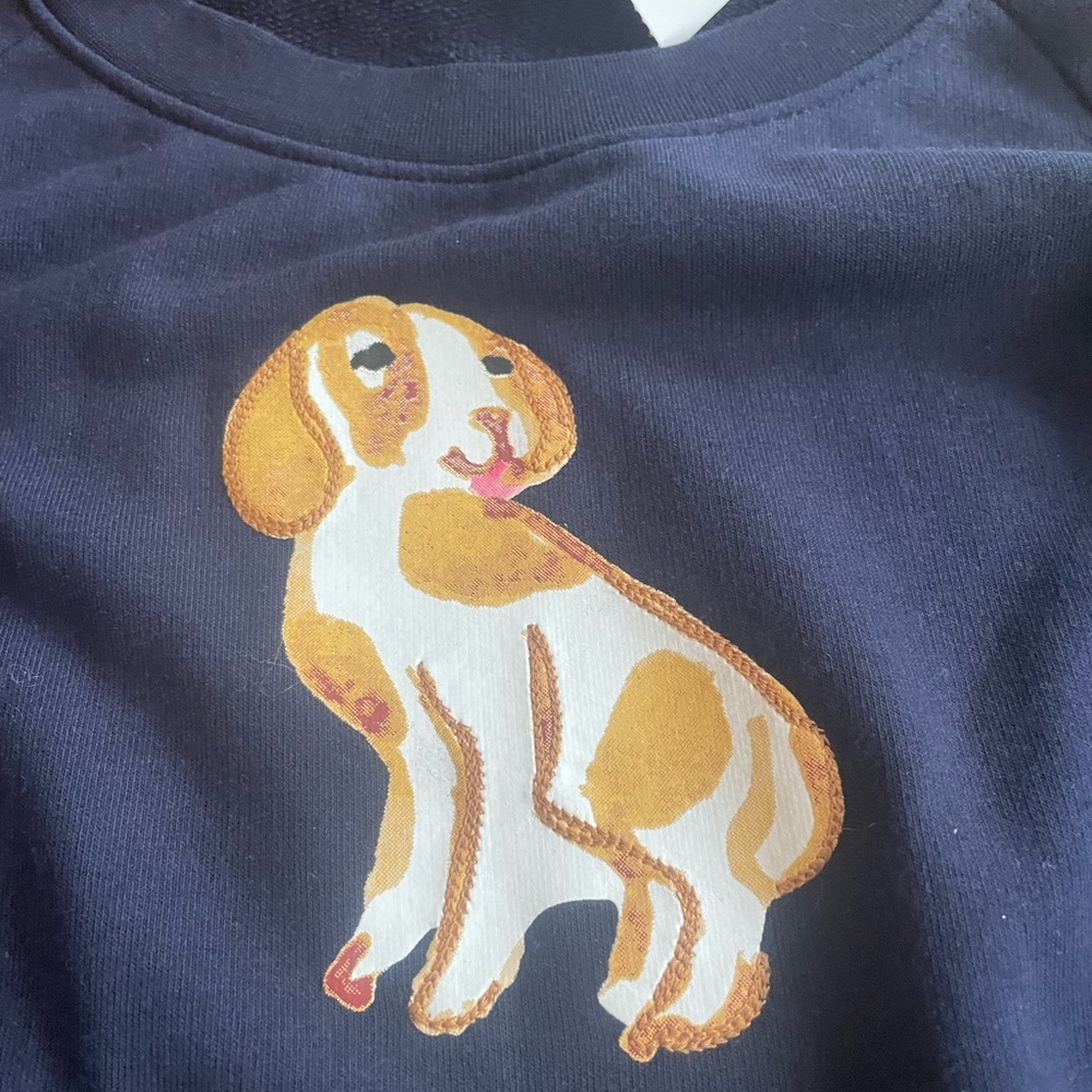 Talbots Dog Days Blouson Sleeve Sweatshirt-New w/ Tag - Picture 4 of 6